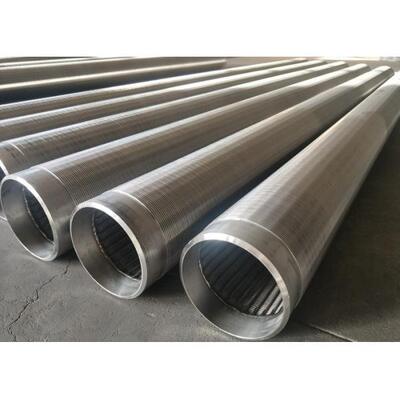 100 Bar 30 Slot Anti Aging Johnson Type Wire Screen Pipe Used In Oil Well
