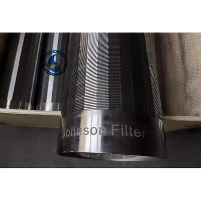 Stainless Steel Johnson Filter Welded Wedge Wire Screen Pipe