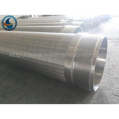 Stainless Steel 304 8-5/8" Diameter Small Wire Water Wire Screen Tube