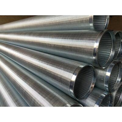 High Porosity Low Carbon Galvanized Johnson V Wire Screen For Shallow Well