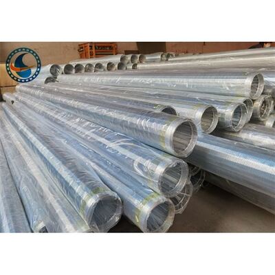 3-1/2" Slot 20 V Wire Screen Pipe Low Carbon Galvanized