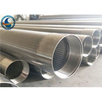 Stainless Steel Johnson V Wire Screen With Male / Female Threaded Couplings