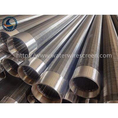 Slot 2.0mm Filter Geothermal Wells Wire Wrapped Screen