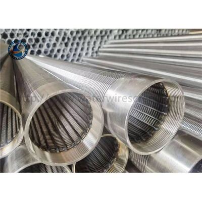 Johnson V 0.1mm Slot Wire Wrapped Screen Tube For Water Well Sand Control