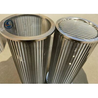 SS 316 Slot 40 Wedge Wire Screen Filter Johnson Type