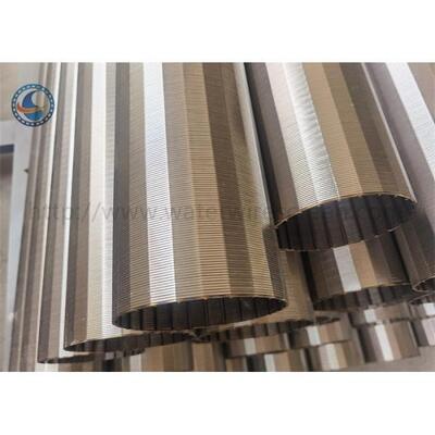 201 Ss Johnson Filter Screen , V Wrap Wedge Wire Screen Tube