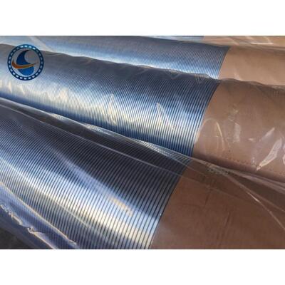Deep Low Carbon Galvanized Water Well Screen 100 Bar Collapse Strength Od 219mm