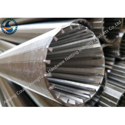 Reverse Rolled Stainless Steel Profile Wire Screen For Running Water Treatment