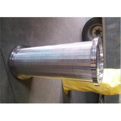 Wastewater Treatment Wedge Wire Mesh Screen Anti - Corrosion 1.0 Mm Slot Opening