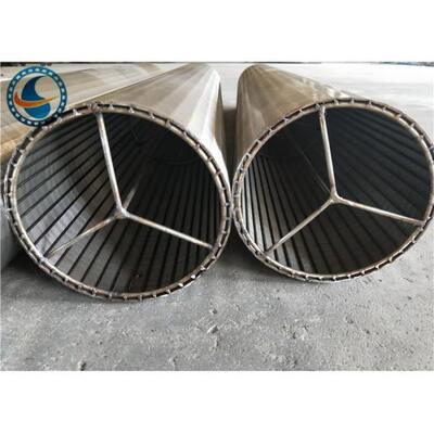 Slot Continuous Cylinder Wedge Wire Mesh Anti - Corrosion ISO9001-2008 Listed