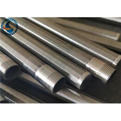 Stainless Steel Wedge Wire Screen Pipe Durable For Wastewater Filter