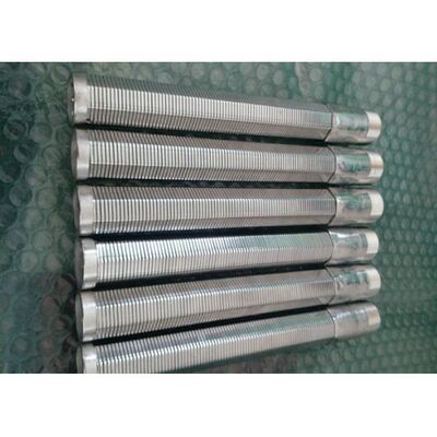 Large Open Area Wedge Wire Screen Pipe , Anti Wear Coutinuous Slot Screen
