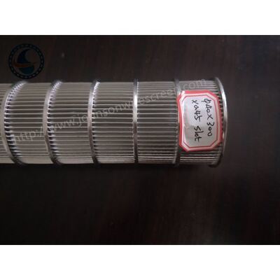 SUS 304 Wedge Wire Screen Pipe OD 40mm With High Mechanical Strength
