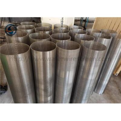 Stainless Steel Slot 60 5.8m Wedge Wire Filter All Welded