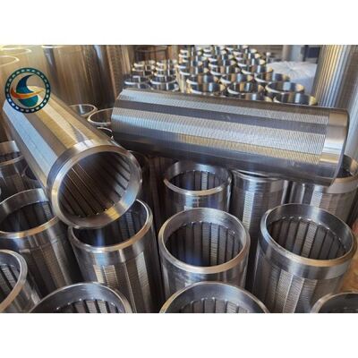 Stainless Steel Fully Welded Continuous Slot Wedge Wire Screen Filter