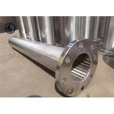 No Clogging Less Pressure Drop Wedge Wire Screen Pipe 0.02mm Slot