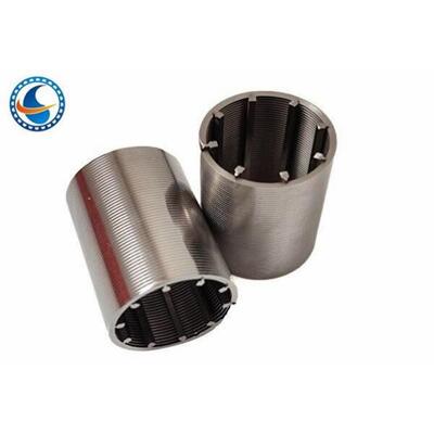 Slot 0.025mm Wire Wrapped Pipe Continuous Slot Cylinder