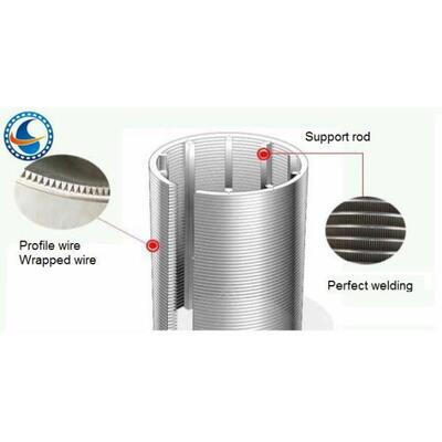 Diameter 251mm Wire Wrapped Screen Stainless Steel 316l