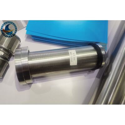 Water Treatment Solution Wedge Wire Screen Pipe Low Temperature