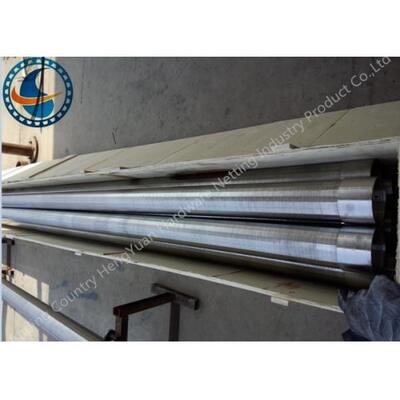 Point Welding Johnson Screen Pipe Galvanized Low Carbon Steel / Stainless Steel Made