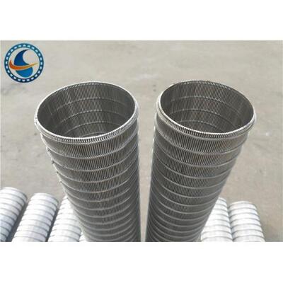 Low Carbon Steel Galvanized Water Well Screen Energy Saving With Large Open Area