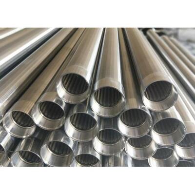 Anti Corrosion Water Well Sand Screen With Welded Rings End Connection