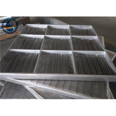 Johnson Stainless Steel Wedge Wire Screen Customizable For Mining Machinery
