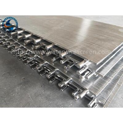 0.5mm Slot Sus304 Flat Johnson Screens With Round Support Bar