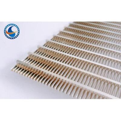 1.0mm Slot Stormwater Runoff Outfall Wedge Wire Screen Panels 316l