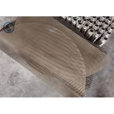 200 Micron Johnson Wedge Wire Screen Stainless Steel Flat Coanda Screen