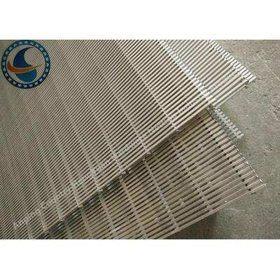 Flat Johnson Type Wedge Wire Screen Panels For Water Treating Equipment