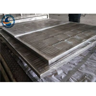 Welded Wedge Wire Screen Panels For Coal Washer / Wheat Tooth Machine