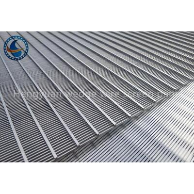 High Strength Wedge Wire Screen Panels Long Lifespan Ss 304
