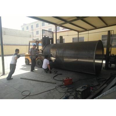 Professional Rotary Drum Screen , Heat Resistant Wire Strainer Basket