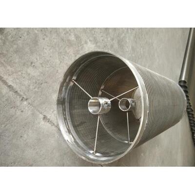 Professional Rotary Sand Screen Johnson Drum Screen Filter Corrosion Resistance