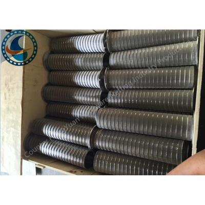 Reverse Industrial Wedge Wire Screen , From Inside To Outside Filter Type