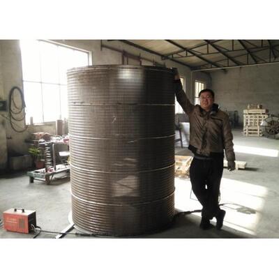Large Diameter Reverse Rotary Screen Drum For Urban Water Treatment