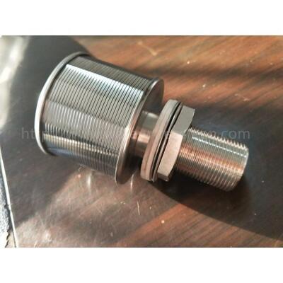 Stainless Steel 53mm Diameter Single-End Wedge Wire Water Filter Nozzle