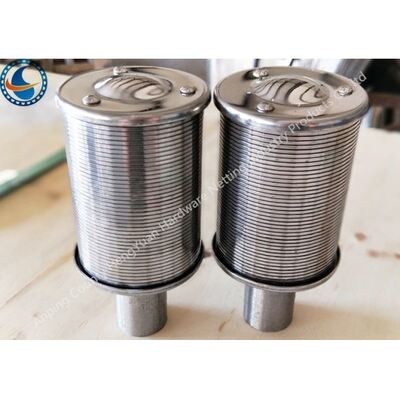 Anti Corrosion SS Wedge Wire Screen Nozzle For Liquid / Gas / Solid Filtration