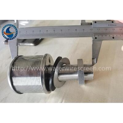 316l Johnson Wedge Wire Screen Resin Filter Nozzles For Water Treatment
