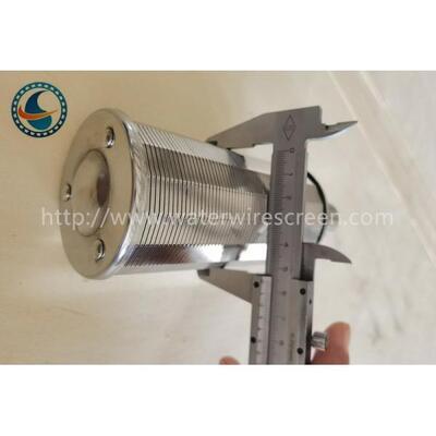 0.2mm Slot Johnson Wedge Wire Water Filter Nozzle