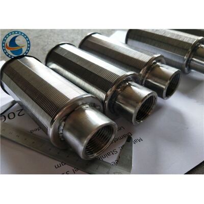 Ss Water Filter Nozzles 1.5t/H 0.5t/H 1t/H Flow V Slot Shape Screen