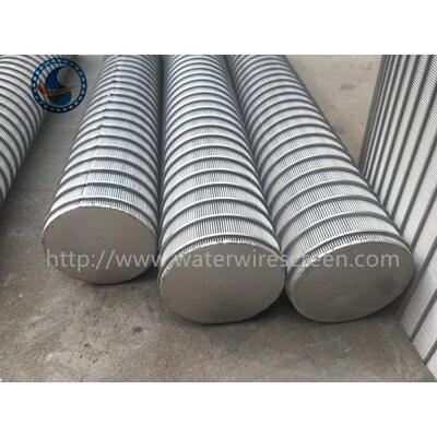 CE ID100mm Ss Reverse Wedge Wire Screen With Blind Plate Ends