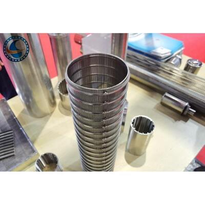Id40mm Stainless Steel Profile Wet Dry Separator Od48mm Vee Wire Screen Filter