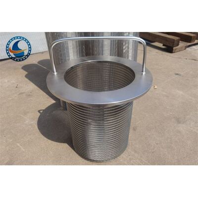 OD 230mm Stainless Steel 304 Backwash Wedge Wire Screen Filter Cartridge