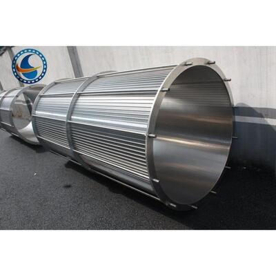 201 Stainless Steel Profile Reusable 25u Reverse Wedge Wire Screen Filter Element