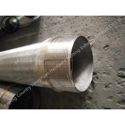 SS Johnson Wire Screen Tube / Welded Wedge Wire Screen ISO Listed