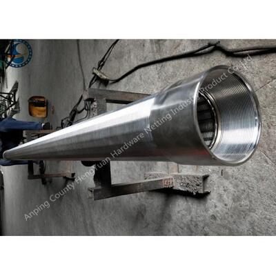 Continuous Slot Opening Johnson Wire Screen With Threaded Coupling Ends