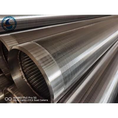 High Opening Continuous Slot Vee Wire Water Well Screen Filter