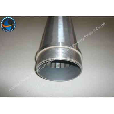 Thread Wedge Johnson Wire Screen Male / Female Pipes For Liquid / Gas Filtration